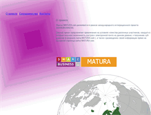 Tablet Screenshot of matura.com