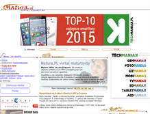 Tablet Screenshot of forum.matura.pl